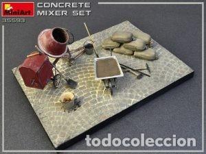 Maquetas: MINIART - Concrete Mixer Set 1/35 35593 - Foto 3
