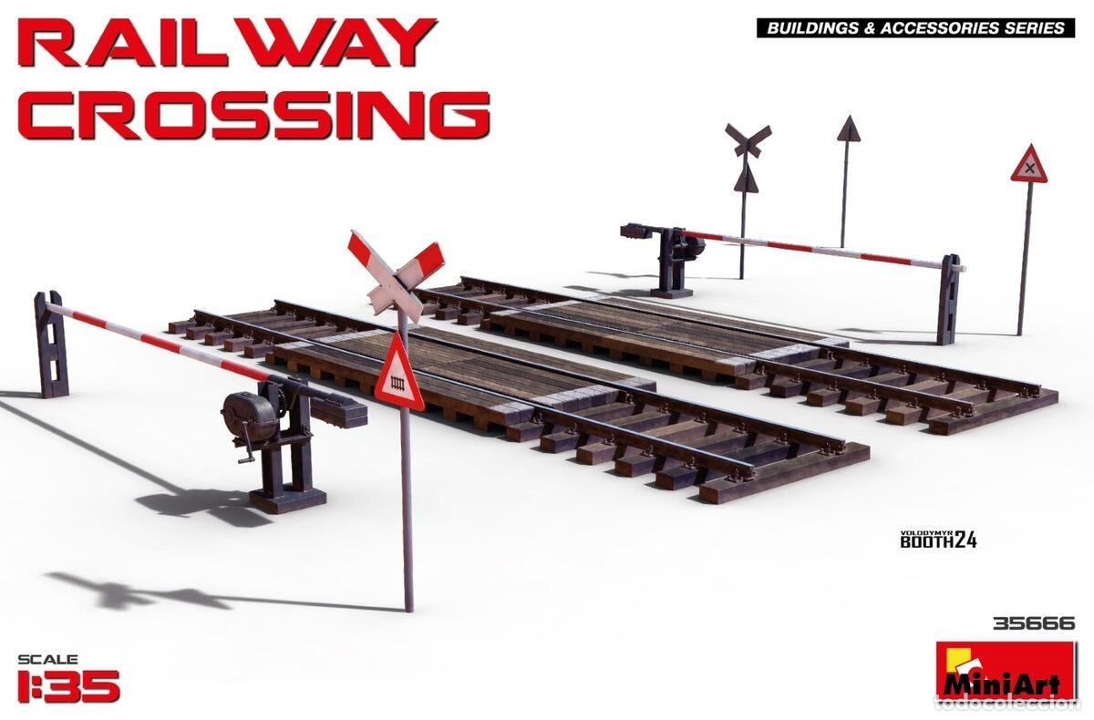 Maquetas: MINIART - Railway Crossing 1/35 35666 - Foto 1