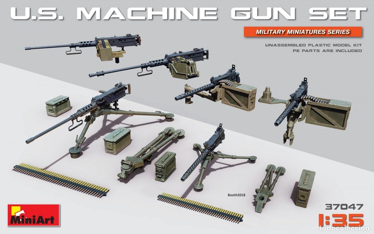 Maquetas: MINIART - U.S. Machine Gun Set 1/35 37047 - Foto 1