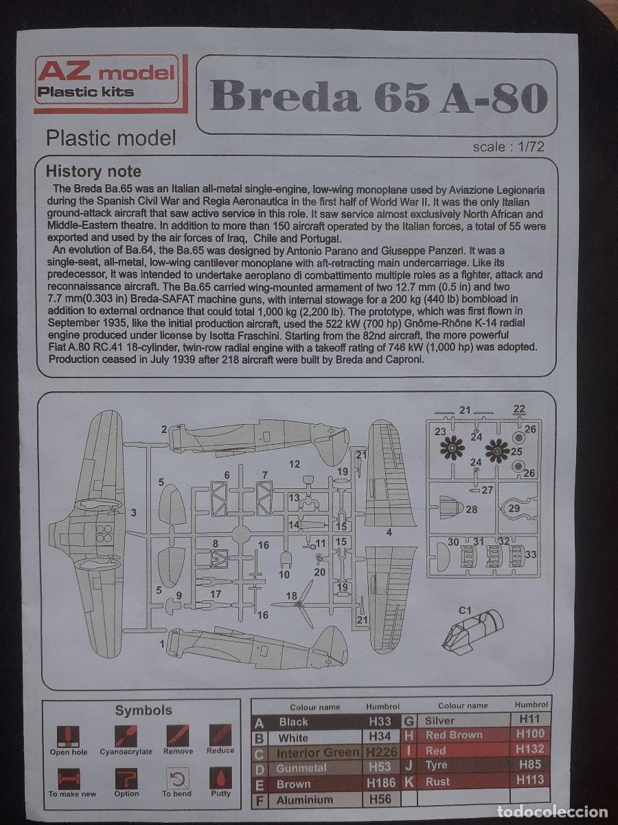 Maquetas: Instrucciones de montaje del Breda 65 A-80 de AZ Model 1/72 - Foto 1