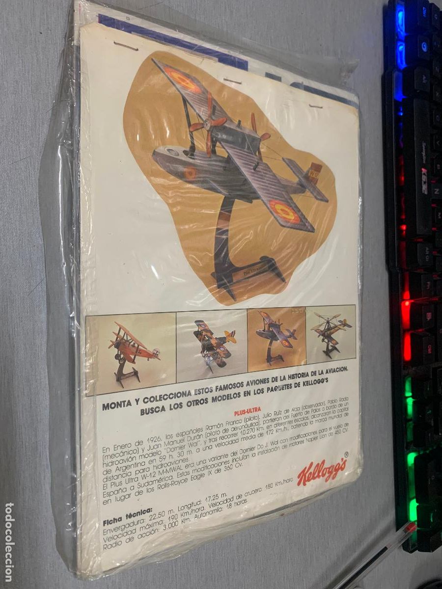 Maquetas: PLUS-ULTRA / MAQUETA MONTABLE DE AVION - KELLOGGS - Foto 1
