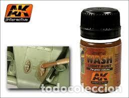 Maquetas: Lavado &Oacute;xido Claro Light Rust Wash AK INTERACTIVE AK 046 - Foto 1