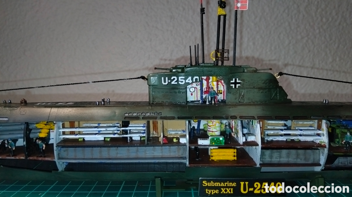 Maquetas: Submarino exterior alem&aacute;n U-2540 - Foto 5