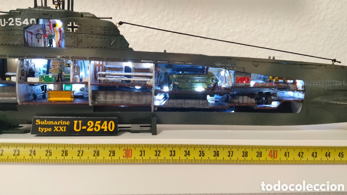 Maquetas: Submarino exterior alem&aacute;n U-2540 - Foto 6