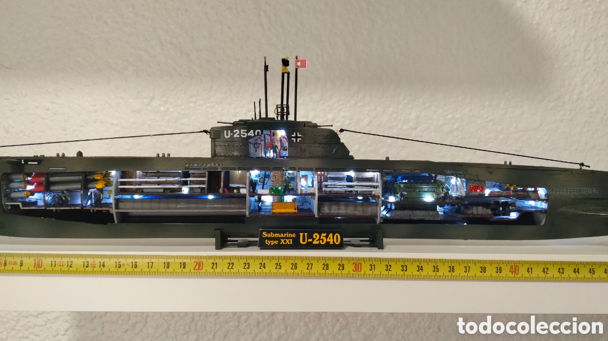 Maquetas: Submarino exterior alem&aacute;n U-2540 - Foto 7