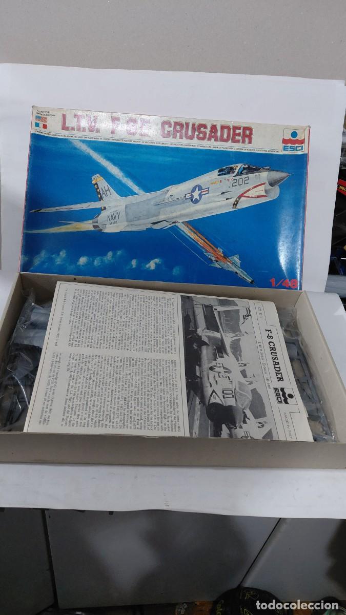 Maquetas: ESCI. LTV F8 Crusander 1/48 - Foto 2