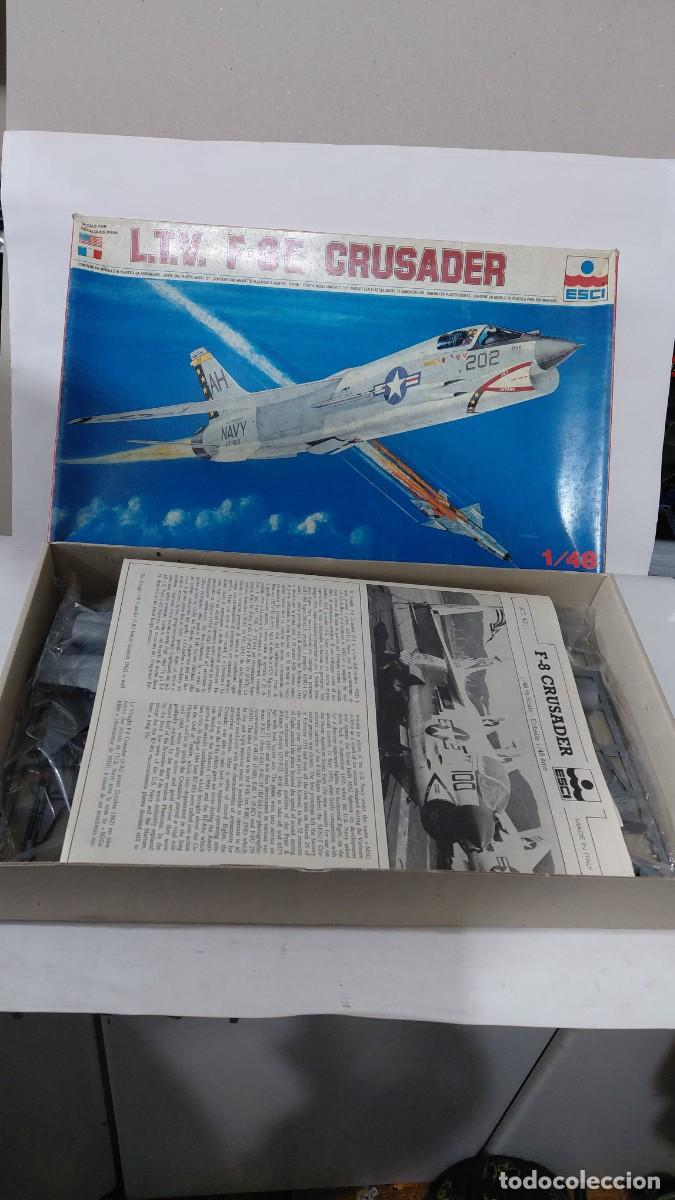 Maquetas: ESCI. LTV F8 Crusander 1/48 - Foto 3