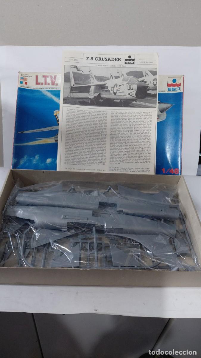 Maquetas: ESCI. LTV F8 Crusander 1/48 - Foto 6