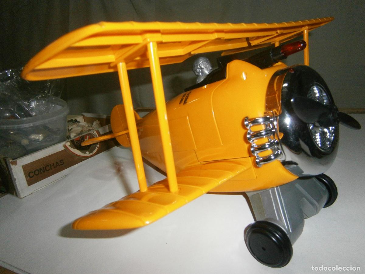 Maquetas: ANTIGUO AVION BIPLANO A PILAS - Foto 2