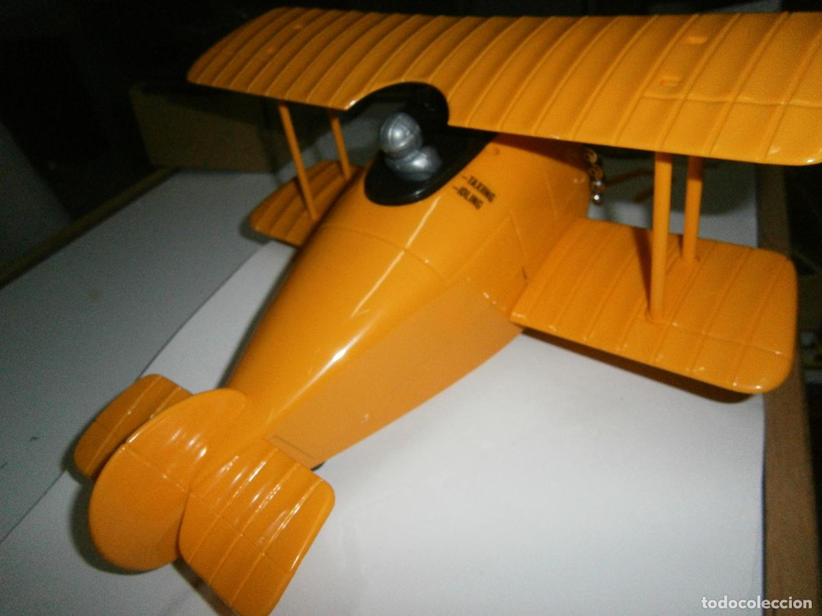 Maquetas: ANTIGUO AVION BIPLANO A PILAS - Foto 3