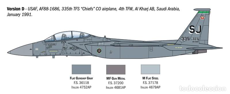 Maquetas: ITALERI - Boeing F-15 E Strike Eagle 1/72 90166 - Foto 2