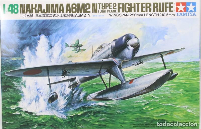 Maquetas: Maqueta avi&oacute;n Nakajima A6M2 Type 2, Float plane, ref. 61017, 1/48, Tamiya - Foto 1