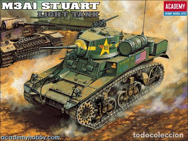 Maquetas: ACADEMY - US M3 Stuart w/interior 1/35 13269 - Foto 1