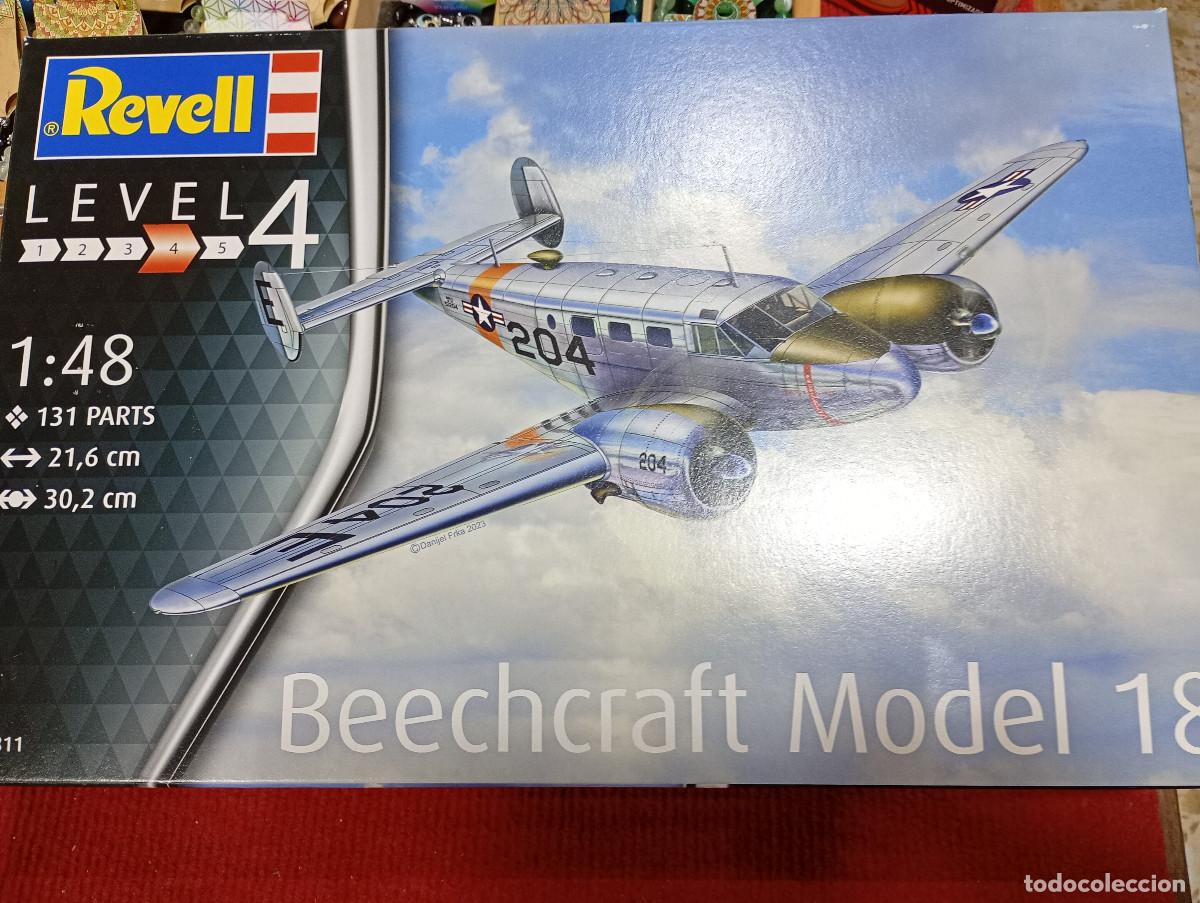 Macchiette: Maqueta Revell Avi&oacute;n Bimotor Beechcraft Model 18 Escala 1:48