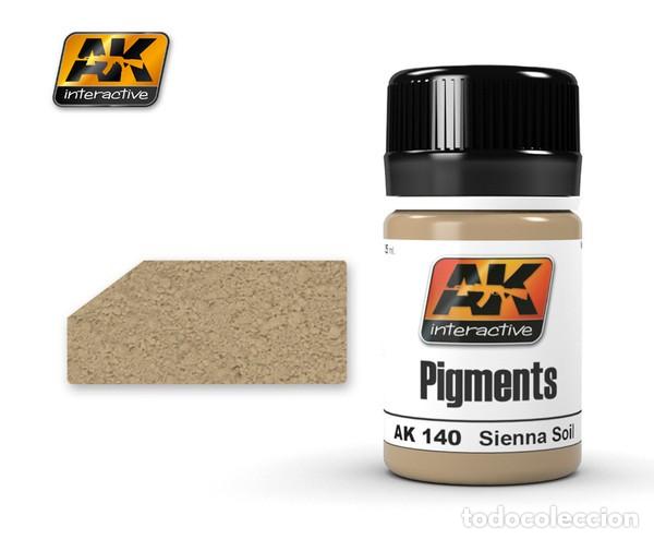 Maquetas: Pigments Sienna Soil Ak interactive AK140 - Foto 1