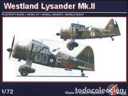 Maquetas: PAVLA MODELS - Westland Lysander Mk.II 1/72 72048 - Foto 1