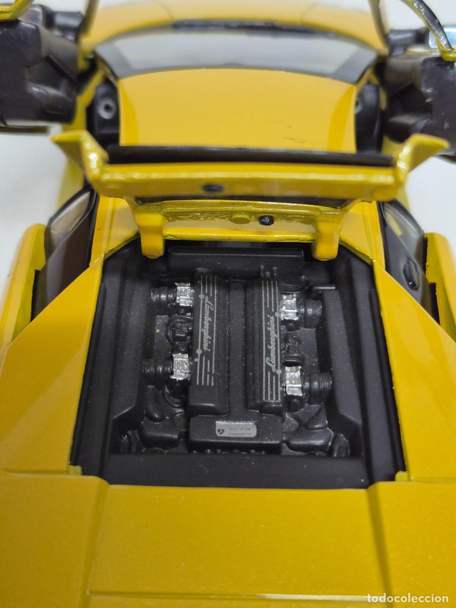 Maquetas: Lamborghini Murci&eacute;lago - Amarillo - 1:24 - Maisto - Foto 8