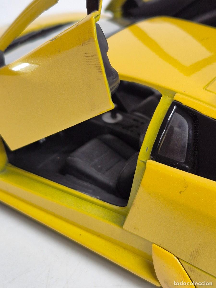 Maquetas: Lamborghini Murci&eacute;lago - Amarillo - 1:24 - Maisto - Foto 13
