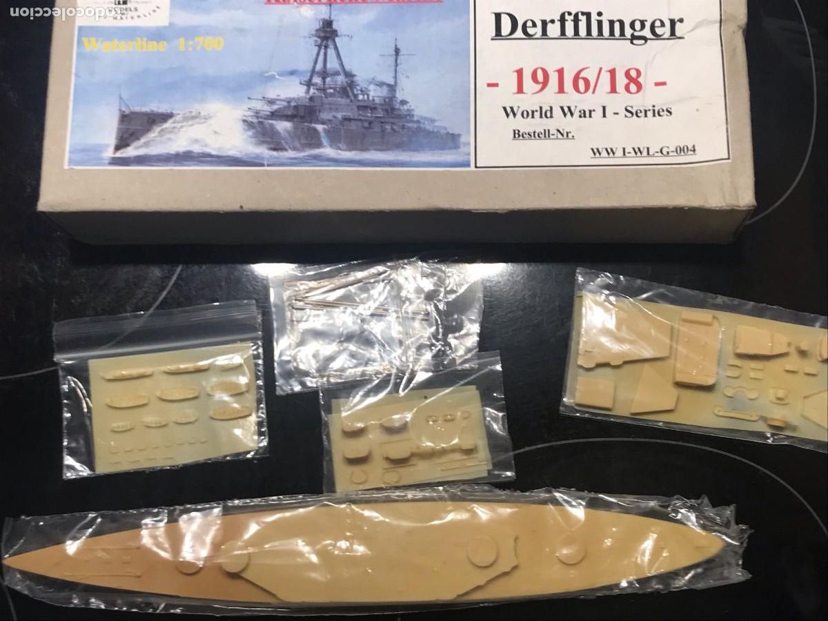 Maquetas: HP MODELS. CRUCERO DE BATALLA DERFFLINGER, escala 1/700 - Foto 1