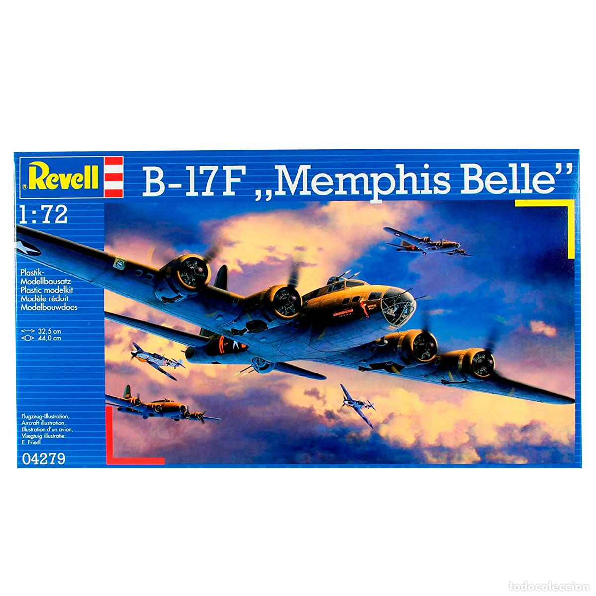 Maquetas: Maqueta Revell Avi&oacute;n Bombardero B-17F Memphis Belle. Escala 1:72