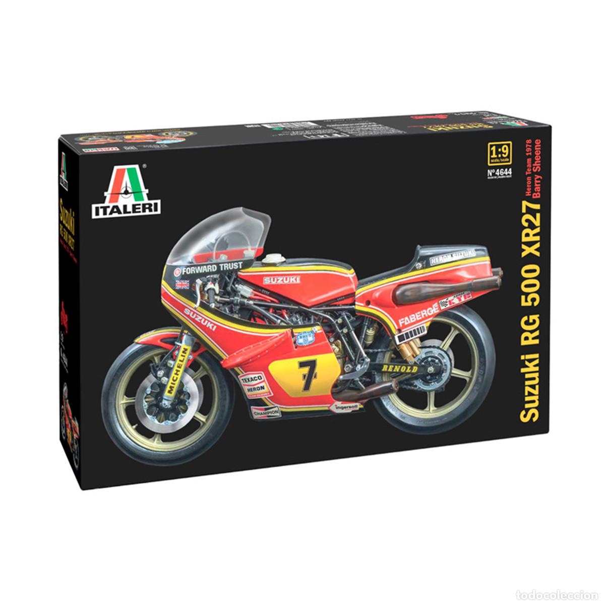 Maquetas: Maqueta Italeri: Moto Suzuki RG 500 XR27 Heron 1978. Escala 1:9 Precintada
