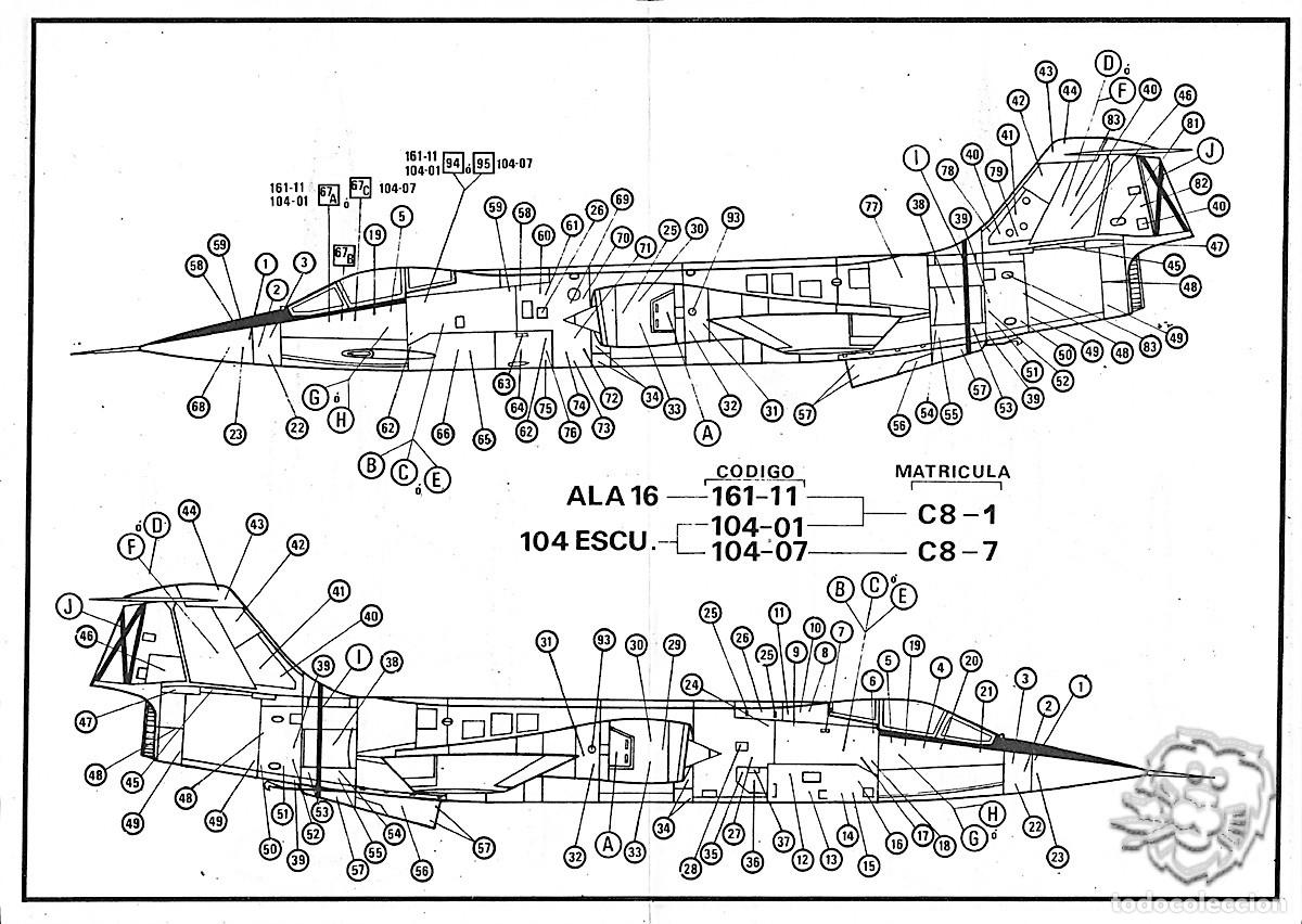 Maquetas: Calcas Replimodel 1:48 Lockheed F-104G Starfighter #1 - Foto 6