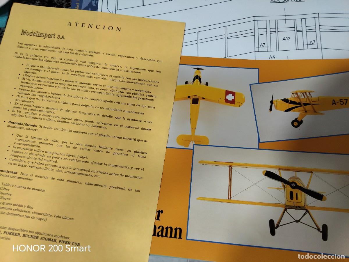 Maquetas: Maqueta avi&oacute;n escuela B&uuml;cker Jungmann - Foto 3