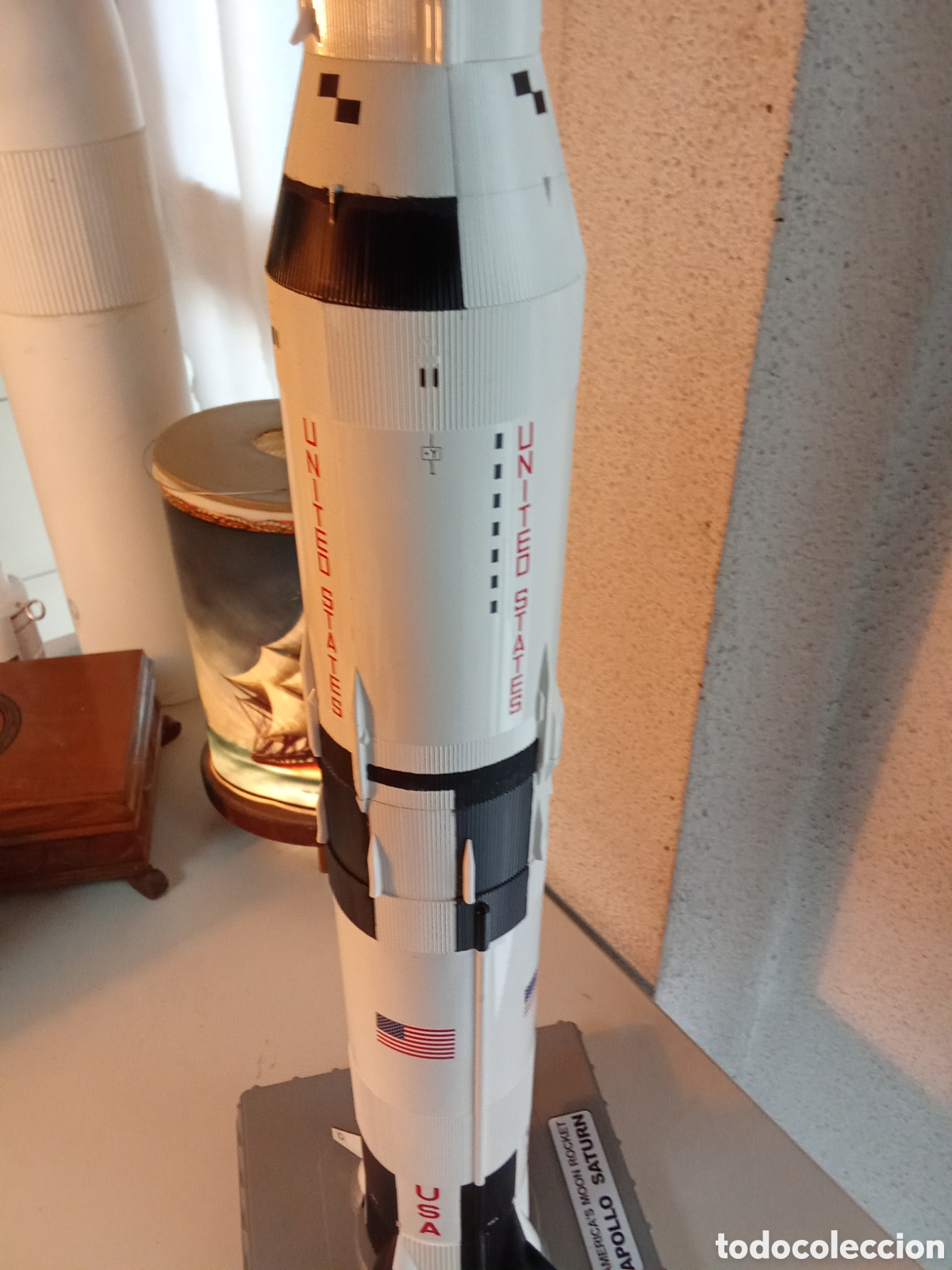 Maquetas: MAQUETA DE COHETE SATURN V A ESCALA 1/144 - Foto 4