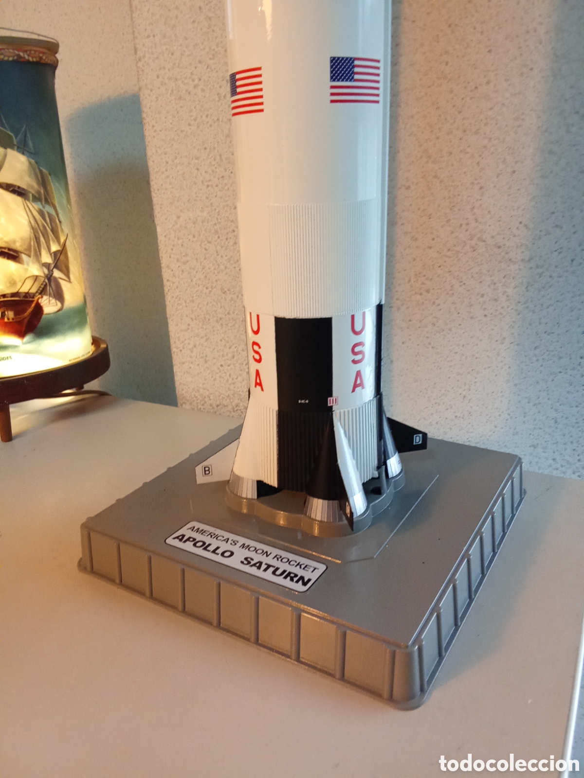 Maquetas: MAQUETA DE COHETE SATURN V A ESCALA 1/144 - Foto 2