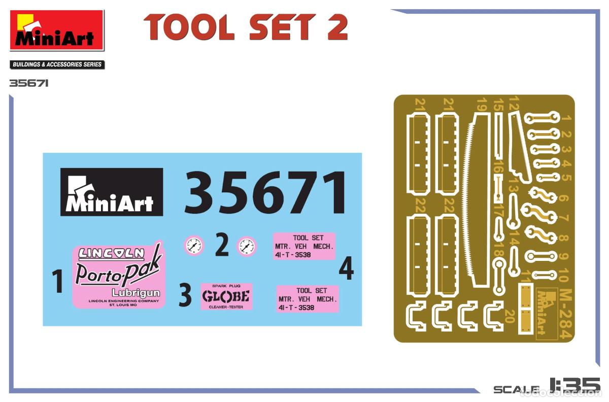 Maquetas: Maqueta Miniart Accesorios Tool Set N2 1/35 - Foto 3