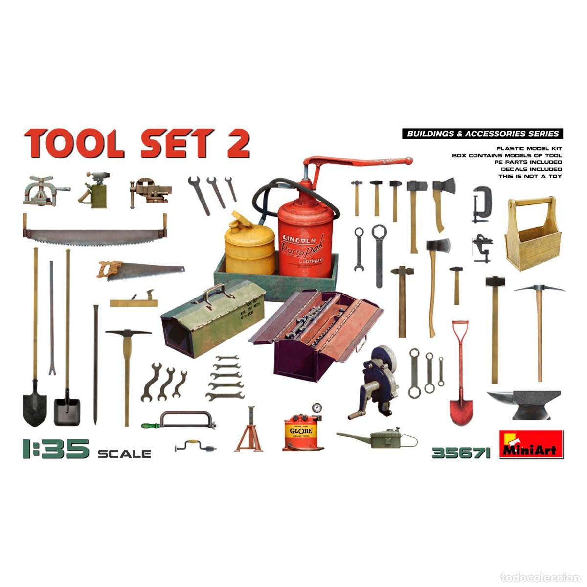 Maquetas: Maqueta Miniart Accesorios Tool Set N2 1/35 - Foto 4