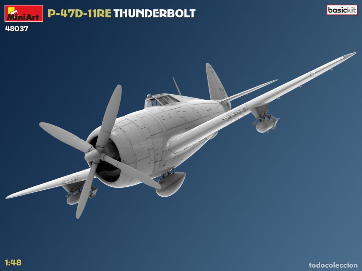 Maquetas: Maqueta Miniart Escala 1/48 P-47D-11RE Thunderbolt. Basic Kit - Foto 2