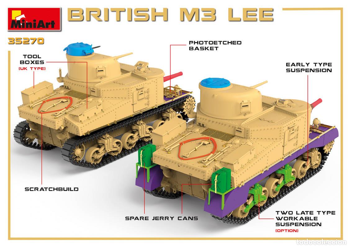 Maquetas: Maqueta Miniart Escala 1/35 British M3 Lee. - Foto 7
