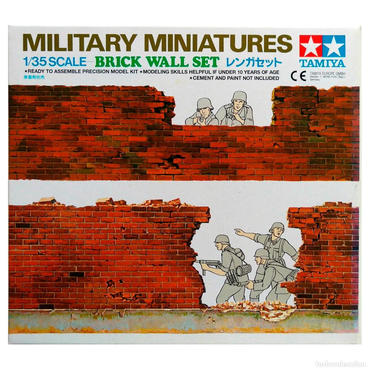 Maquetas: Maqueta Tamiya Escala 1/35 Brick Wall Set - Foto 3