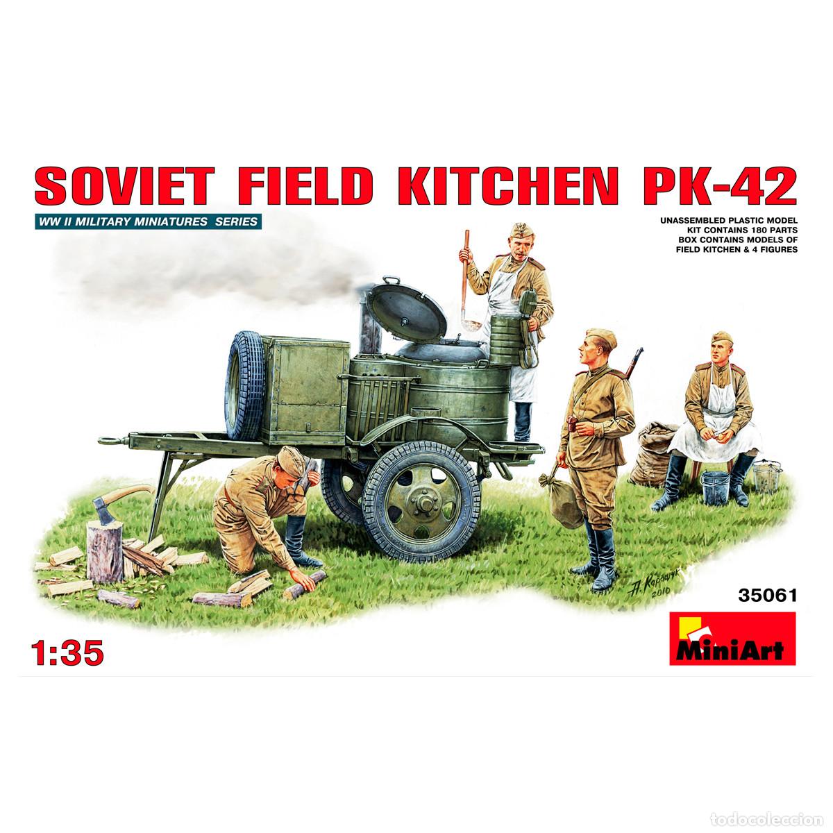 Maquetas: Maqueta Miniart 1/35 Soviet Field Kitchen KP-42 - Foto 1