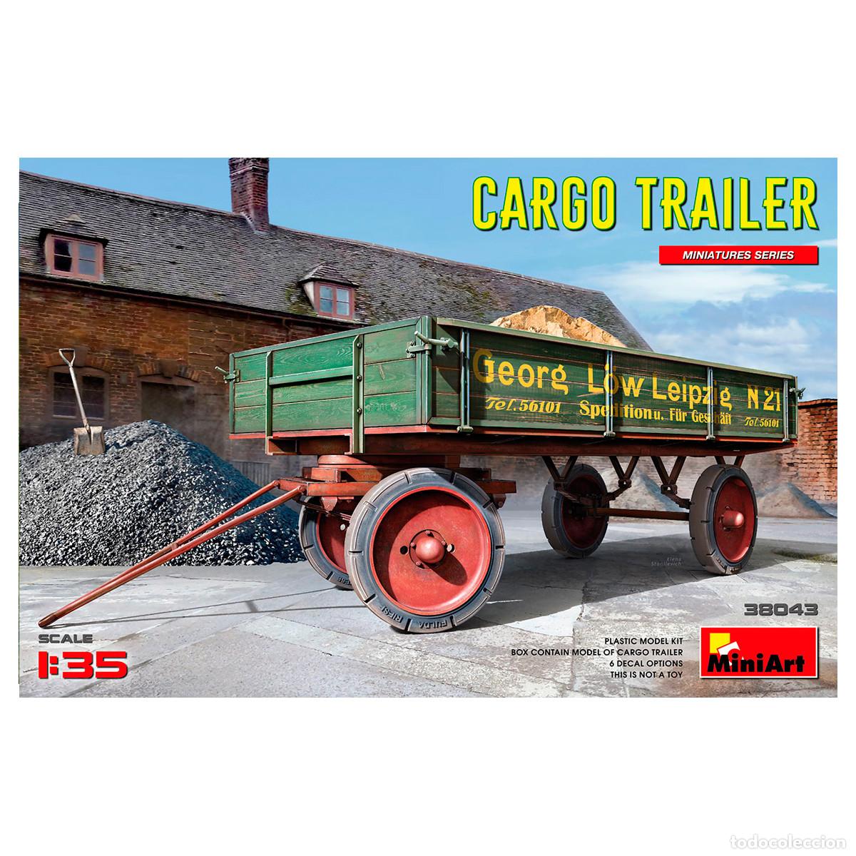 Maquetas: Maqueta Miniart 1/35 Cargo Trailer - Foto 1