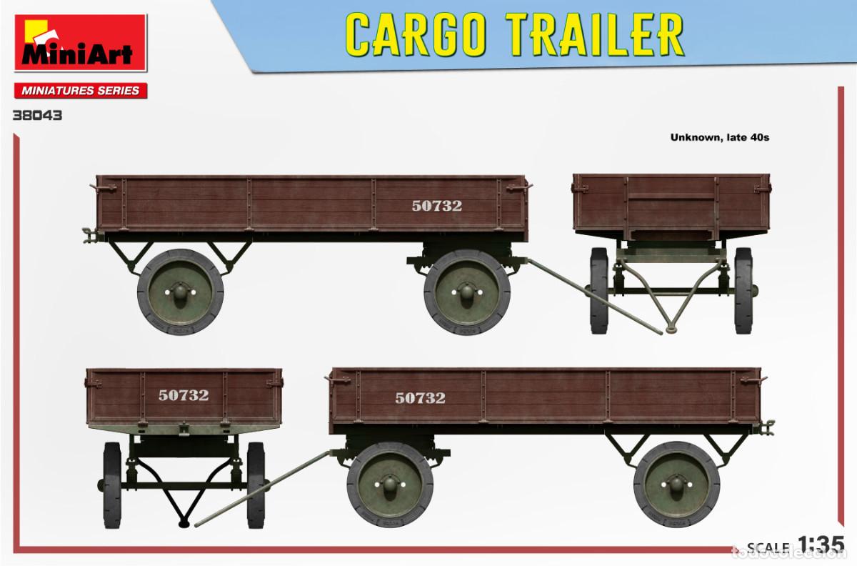 Maquetas: Maqueta Miniart 1/35 Cargo Trailer - Foto 3