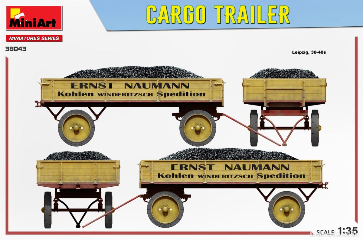 Maquetas: Maqueta Miniart 1/35 Cargo Trailer - Foto 4