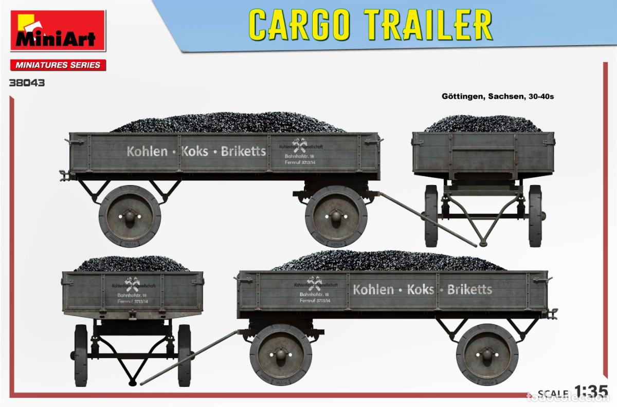 Maquetas: Maqueta Miniart 1/35 Cargo Trailer - Foto 5