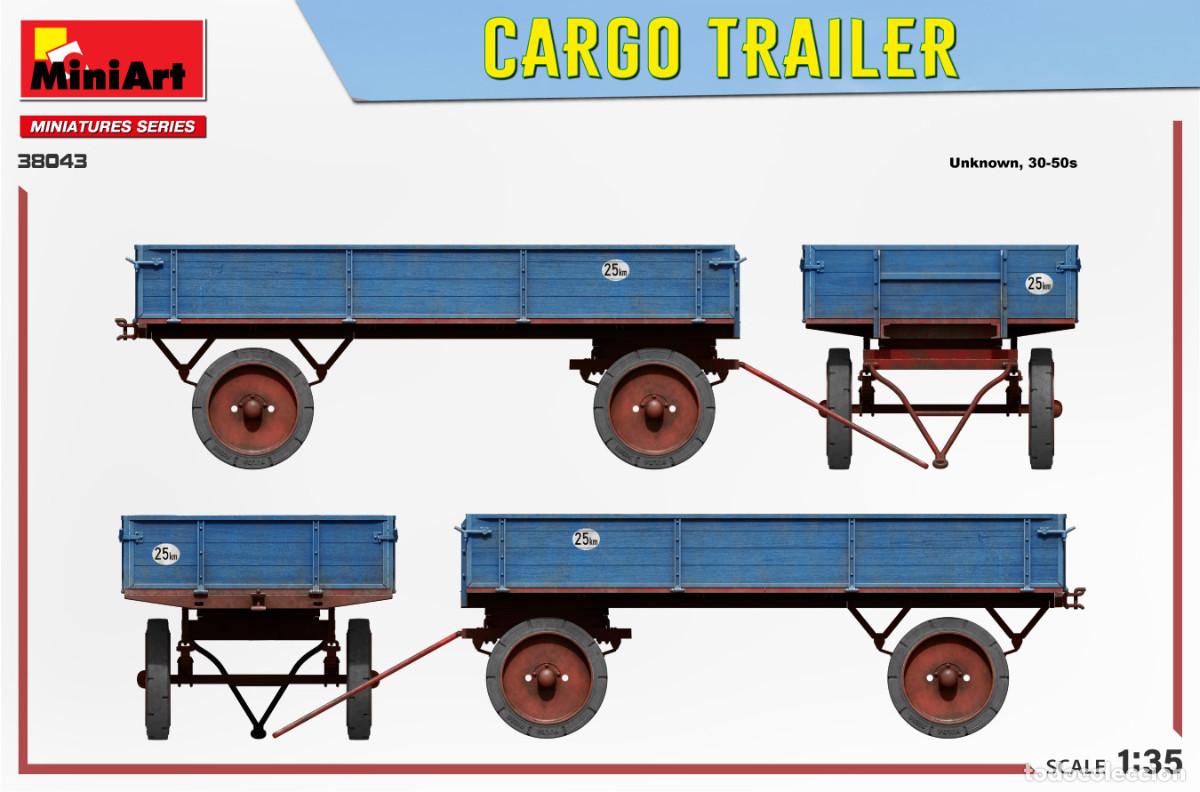 Maquetas: Maqueta Miniart 1/35 Cargo Trailer - Foto 6