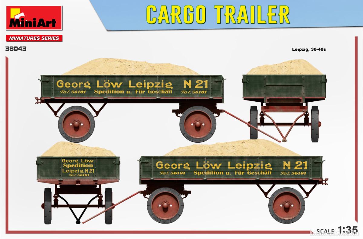 Maquetas: Maqueta Miniart 1/35 Cargo Trailer - Foto 7