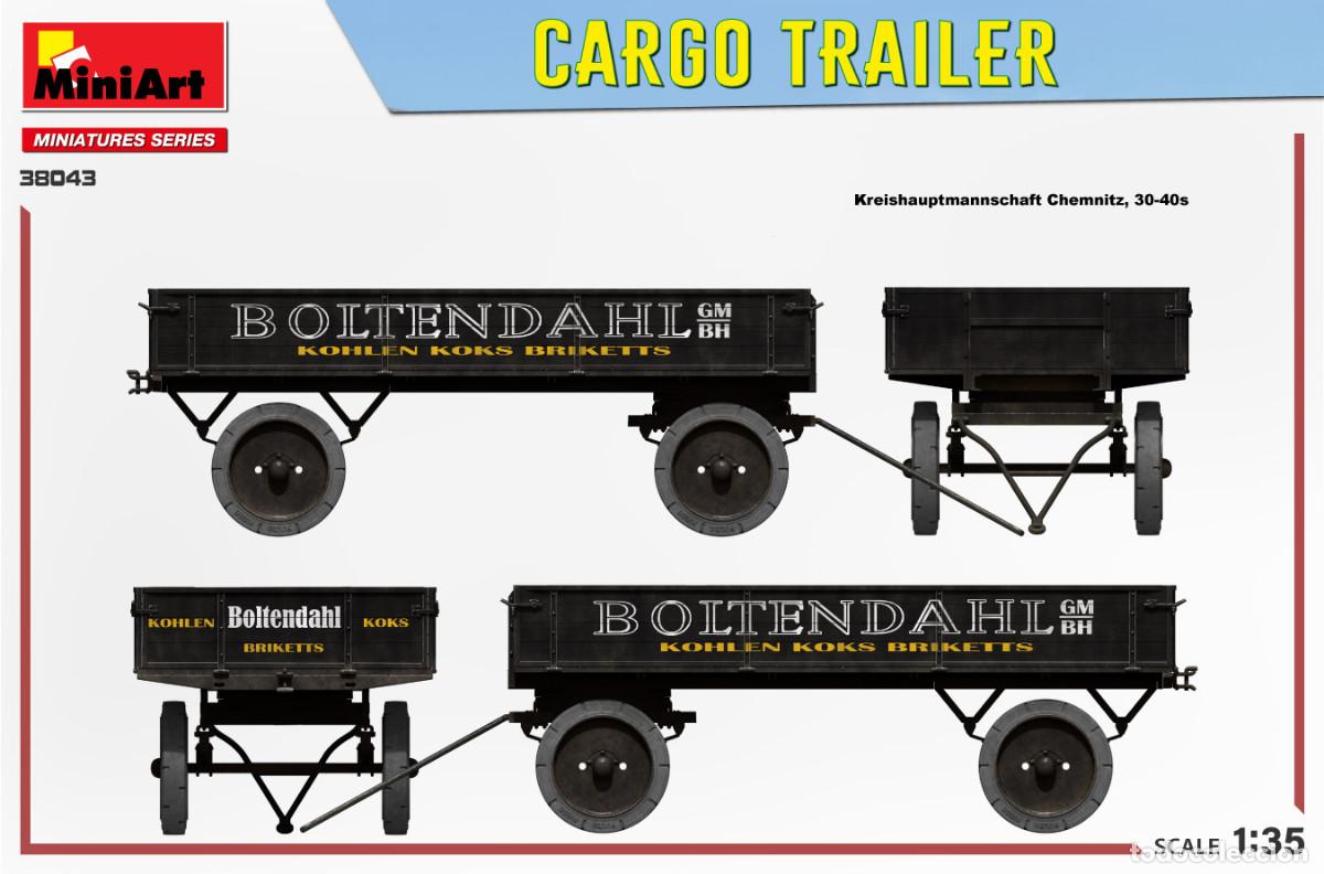 Maquetas: Maqueta Miniart 1/35 Cargo Trailer - Foto 8