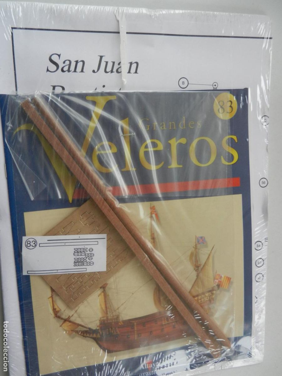 Maquetas: VELEROS - MAQUETAS N&ordm; 83 - ALTAYA -MAQUETA DEL GALEON SAN JUAN BAUTISTA -PRECINTADO