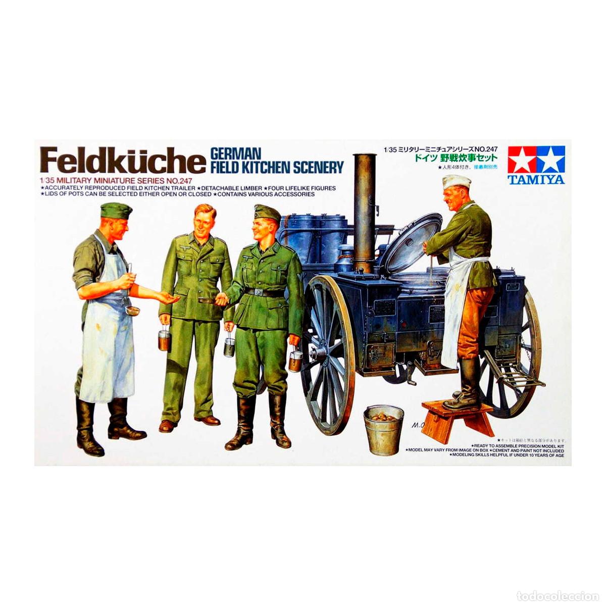 Maquetas: Maqueta Tamiya 1/35 German Field Kitchen Scenery - Foto 1