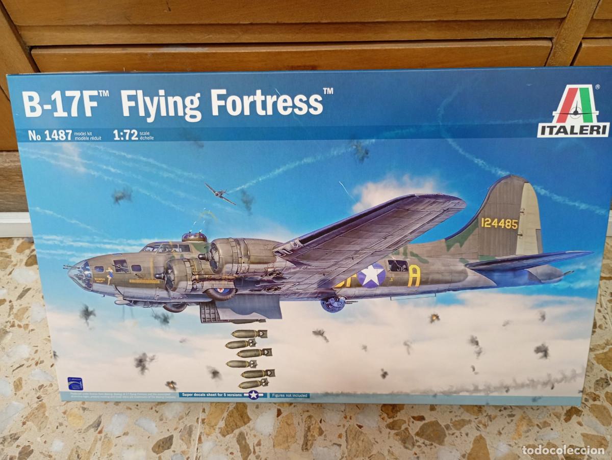 Macchiette: Maqueta Italeri Avi&oacute;n B-17F Flying Fortress Escala 1:72 Novedad
