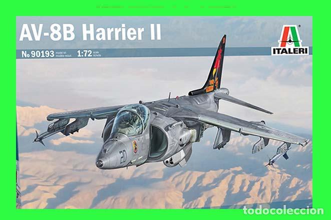 Maquetas: McDonnell Douglas AV-8B Harrier II de Italeri a 1/72. Calcas espa&ntilde;olas