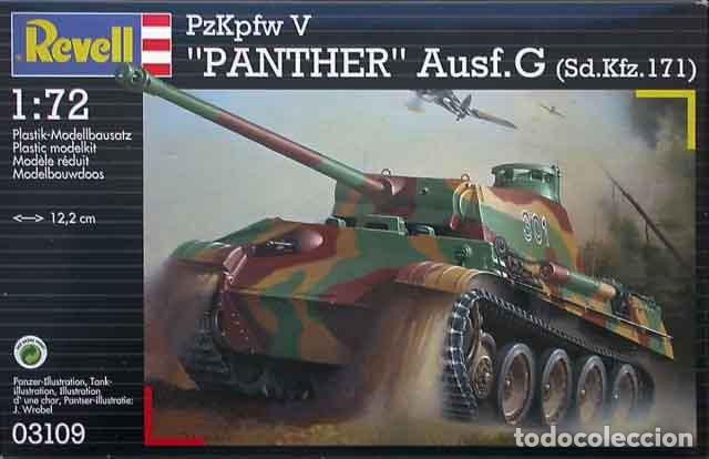 Maquetas: Panzerkampfwagen V Ausf.G &rdquo;Panther&rdquo; de Revell a 1/72