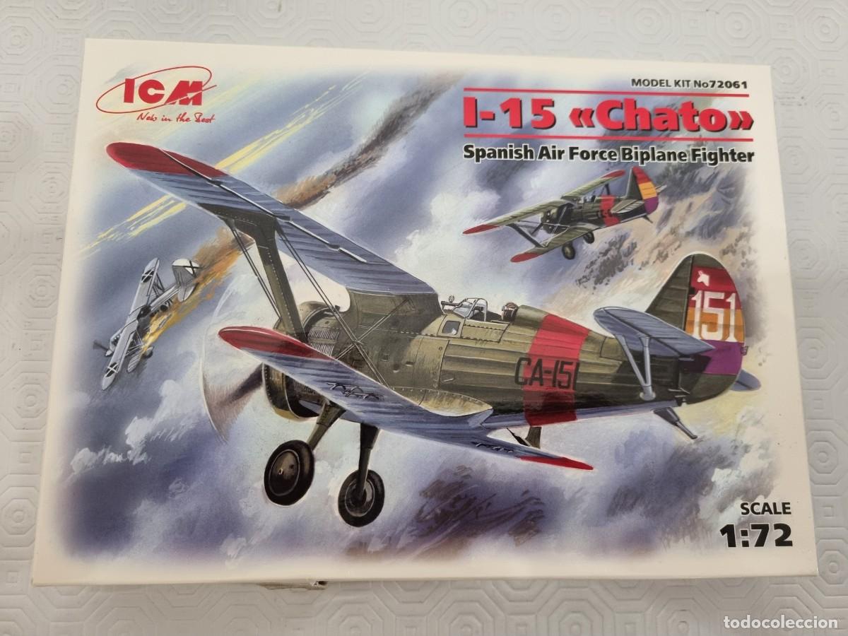 Maquetas: Maqueta Polikarpov I-15 Chato Spanish fighter