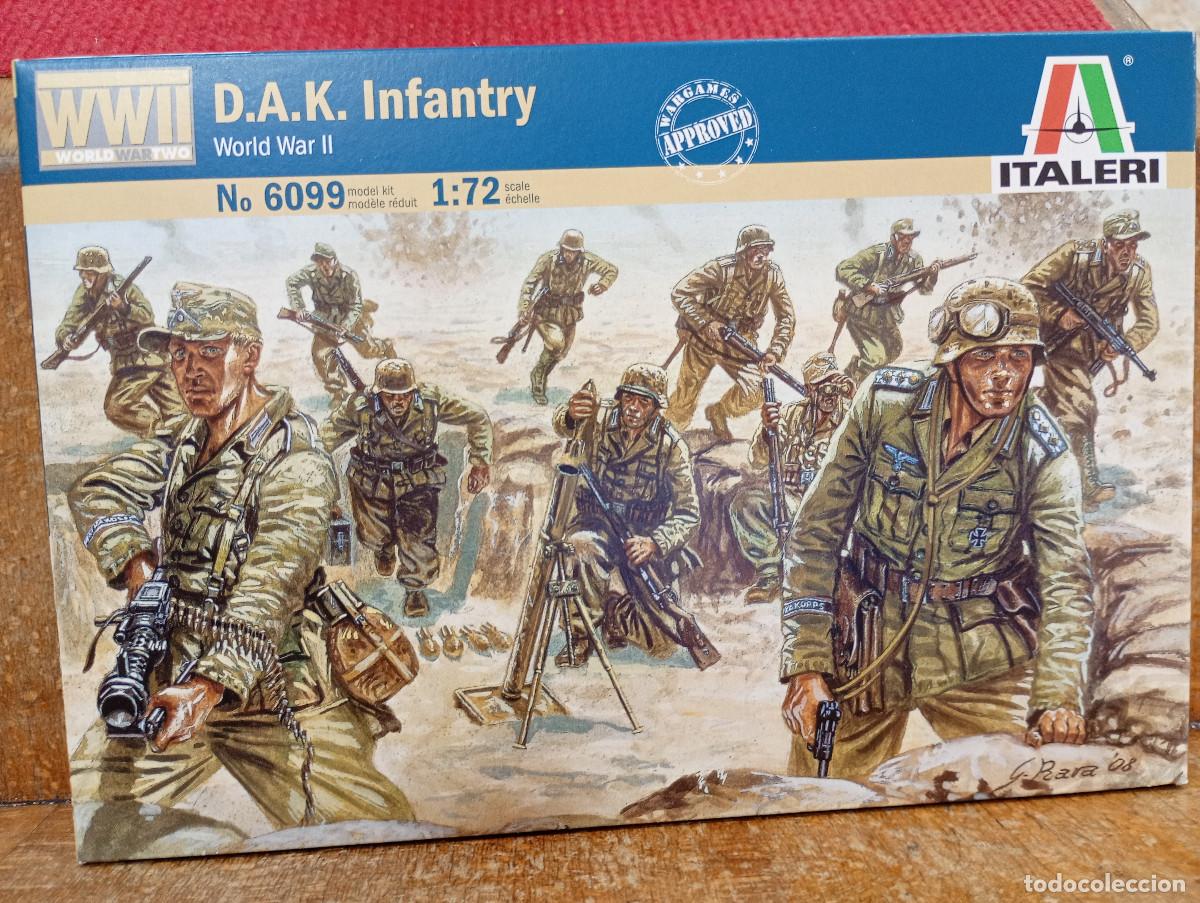 Maquetas: Maqueta Infanter&iacute;a Afrika Korps escala 1/72 marca Italeri precintada