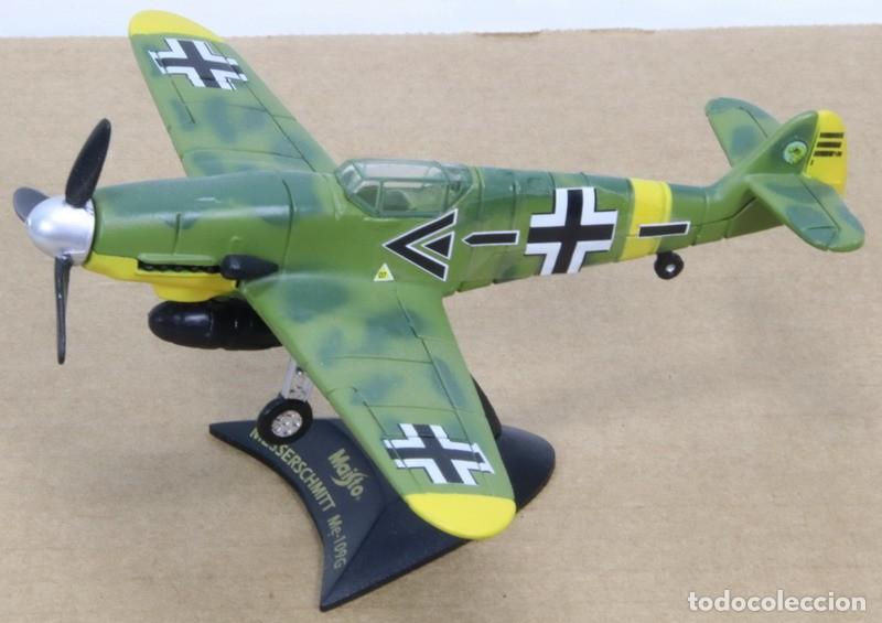 Maquetas: Modelismo avion Messerschmitt Me-109 G, 1/72, Maisto, montado y pintado, metal